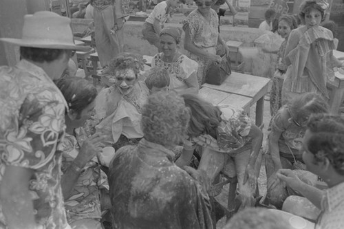 Group of people at carnival, Barranquilla