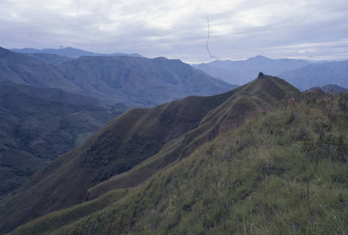 A view of the mountains, Tierradentro, Colombia, 1975