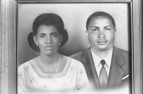 Portrait of a couple, San Basilio de Palenque, 1975