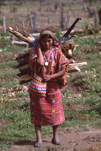 Guatemalan refugees at work, Ixcán, ca. 1983