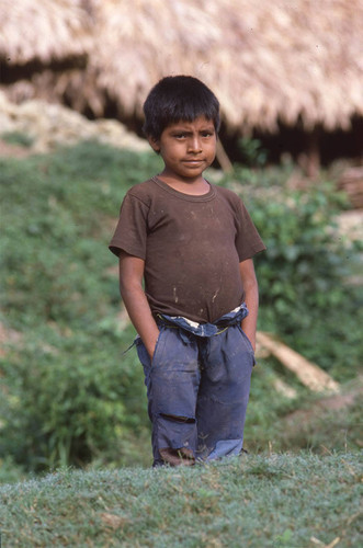 Guatemalan refugee, Ixcán, 1983