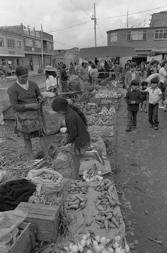 A day at a market, Tunjuelito, Colombia, 1977