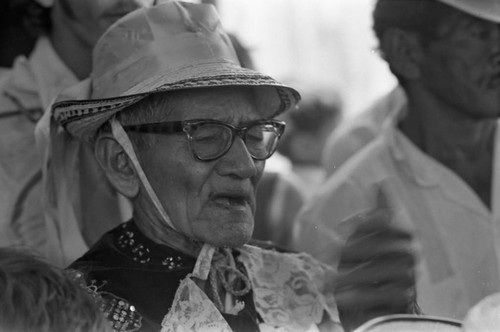 A member of El Congo Grande de Barranquilla, Barranquilla, Colombia, 1977