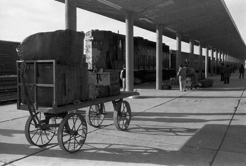 Baggage at train station, Ciudad Juarez, 1983