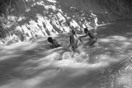 Boys playing in the river, San Basilio de Palenque, ca. 1978