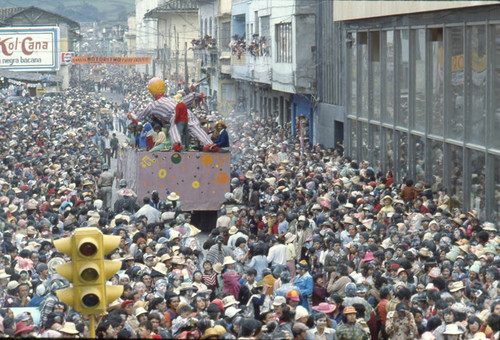 Procession at the Blacks and Whites Carnival, Nariño, Colombia, 1979