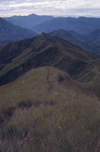 A view of the mountains, Tierradentro, Colombia, 1975