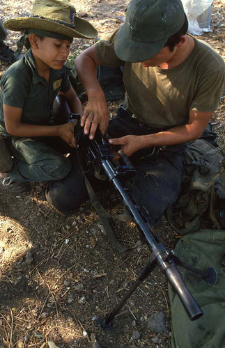 Child soldier, San Francisco Gotera, Morazán, 1982