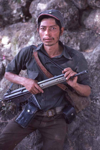 Guerrilla in occupied town, La Palma, 1983