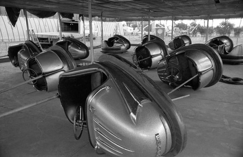 Bumper cars, Pipestone County Fair, 1972