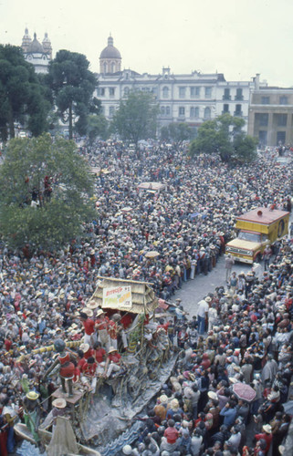 Procession at the Blacks and Whites Carnival, Nariño, Colombia, 1979