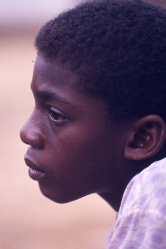 Boy portrait, San Basilio de Palenque, 1976