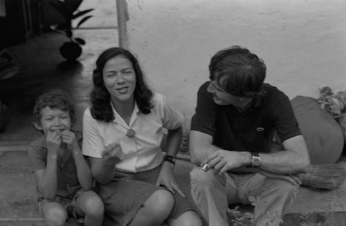 Richard Cross candid moment, La Chamba, Colombia, 1975