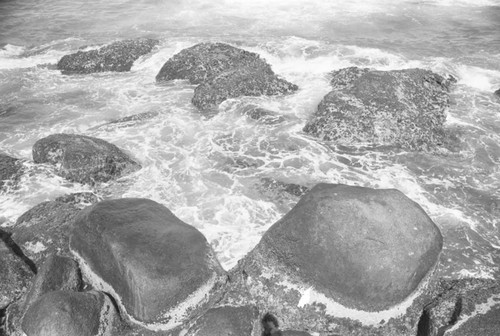 Rocks in the water, Tayrona, Colombia, 1976