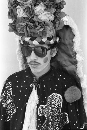 Portrait of a warrior, Barranquilla, Colombia, 1977