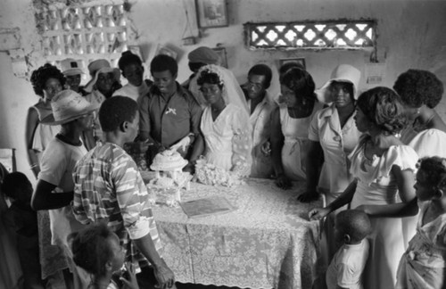 Wedding cake, San Basilio de Palenque, Colombia, 1977