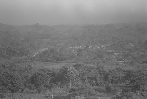 Town surrounded by forest, San Basilio de Palenque, 1976