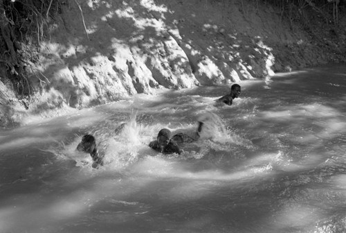 Boys playing in the river, San Basilio de Palenque, ca. 1978