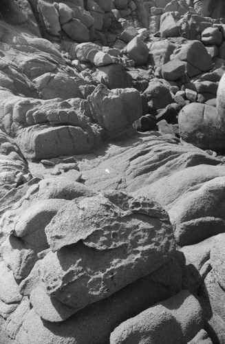 Rock formation at Playa Arrecife, Tayrona, Colombia, 1976