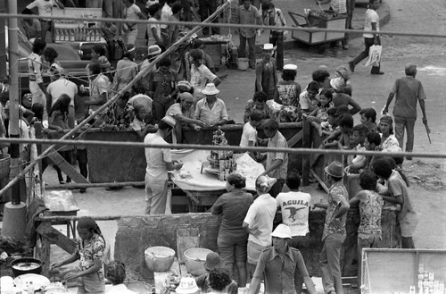 Street vending, Barranquilla, Colombia, 1977