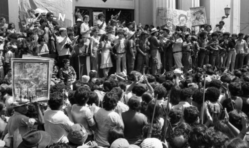 Mass rally, Managua, July 20, 1979