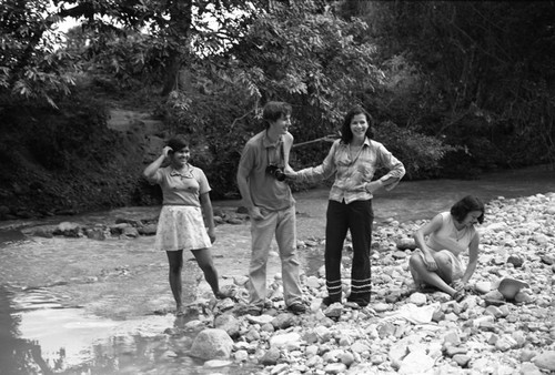 Richard Cross at the Magdalena River, La Chamba, Colombia, 1975