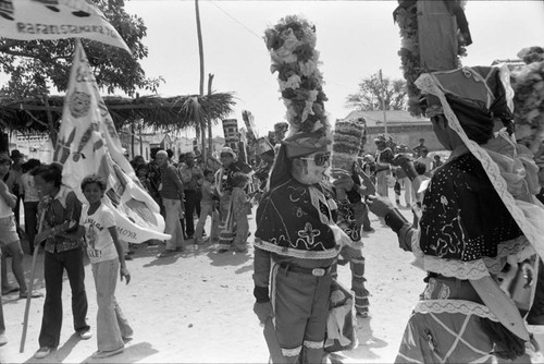 Dancers waiting for the Carnival, Barranquilla, Colombia, 1977