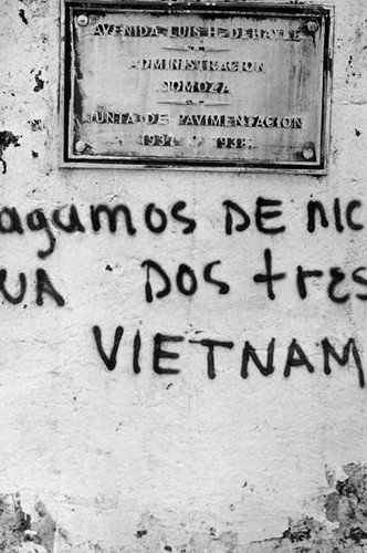 Political graffiti, Nicaragua, 1979