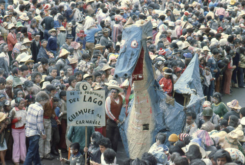 Procession at the Blacks and Whites Carnival, Nariño, Colombia, 1979