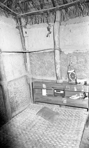 Home interior, San Basilio de Palenque, 1976