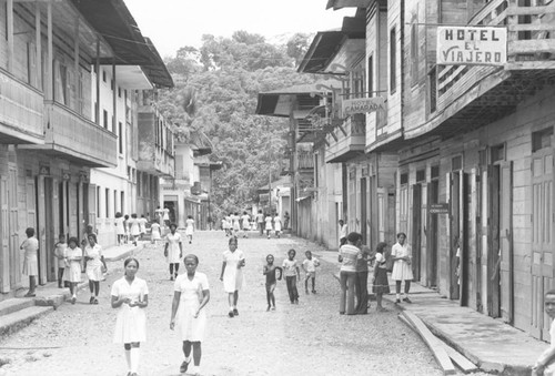 A street scene, Barbacoas, Colombia, 1979