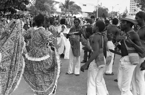 Son de Palenque dancers performing, Barranquilla, Colombia, 1977