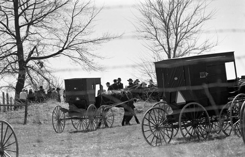 Amish funeral, Lancaster County, 1974