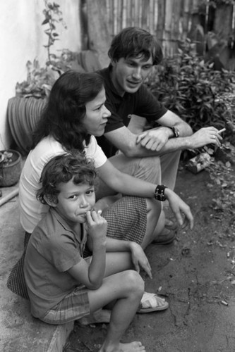 Richard Cross candid moment, La Chamba, Colombia, 1975