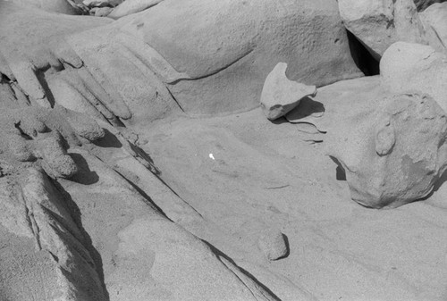 A rock formation on the beach, Tayrona, Colombia, 1976