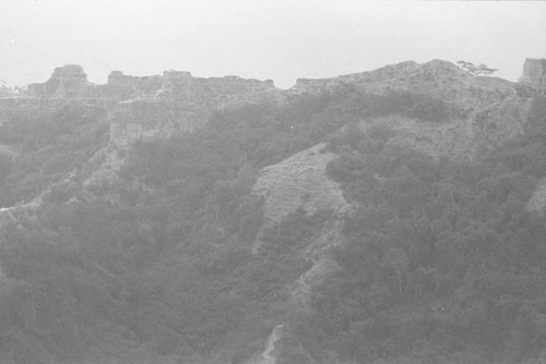 Soil erosion and a mountain range, Bucaramanga, Colombia, 1975