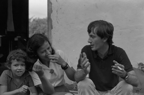 Richard Cross candid moment, La Chamba, Colombia, 1975