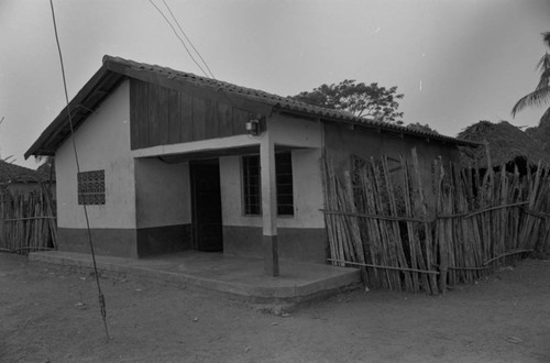 House in the village, San Basilio de Palenque, 1977