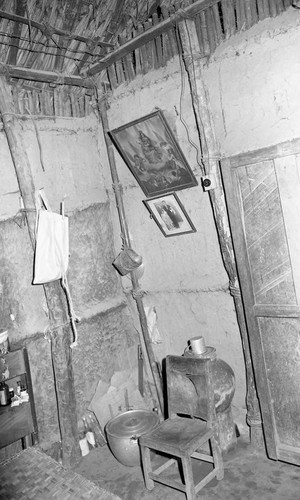 Home interior, San Basilio de Palenque, 1976