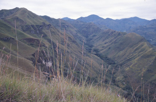 An aerial view, Tierradentro, Colombia, 1975