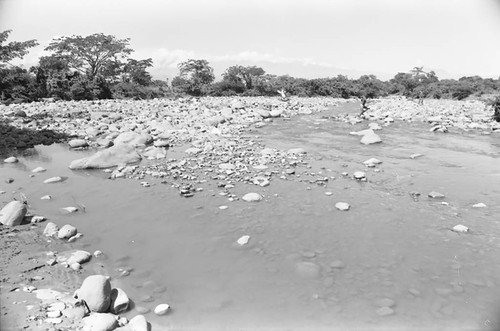 Rocks in a river, La Guajira, Colombia, 1976