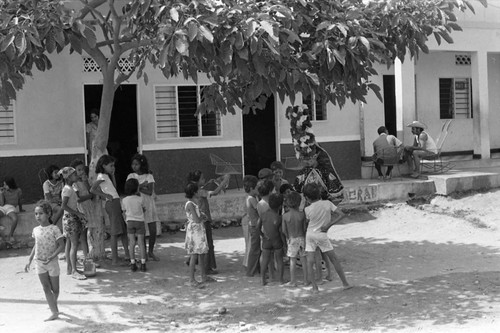 Children on Carnival day, Barranquilla, Colombia, 1977