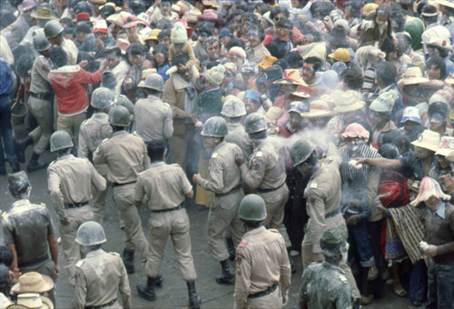 Security at the Blacks and Whites Carnival, Nariño, Colombia, 1979