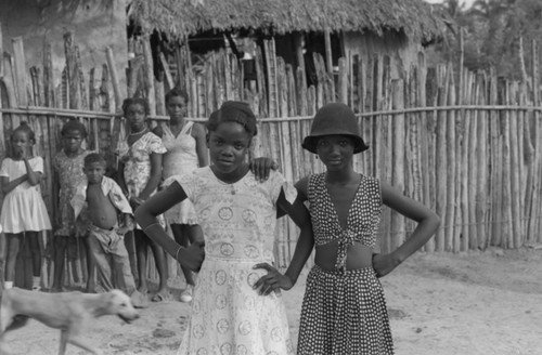 Children in the village, San Basilio de Palenque, 1977