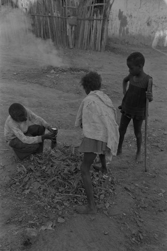 Children playing in the street, San Basilio de Palenque, ca. 1978