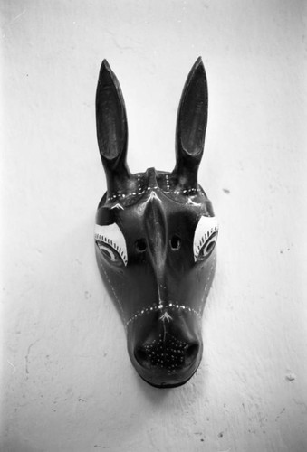 Donkey mask, Barranquilla, Colombia, 1977