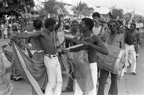 Son de Palenque dancers performing, Barranquilla, Colombia, 1977