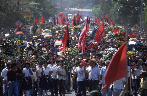 Funeral procession, Nicaragua, 1983