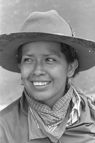 Portrait of a woman Sandinista, Nicaragua, 1979