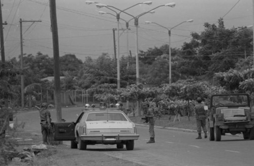 National Guard check point, Nicaragua, 1979